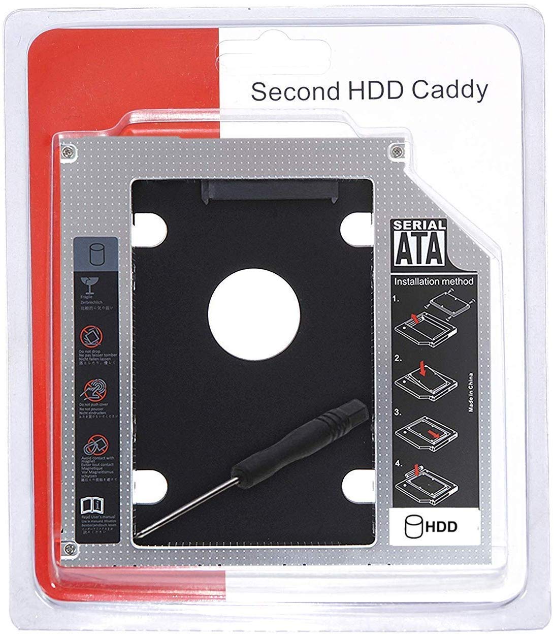 Установка second hdd caddy